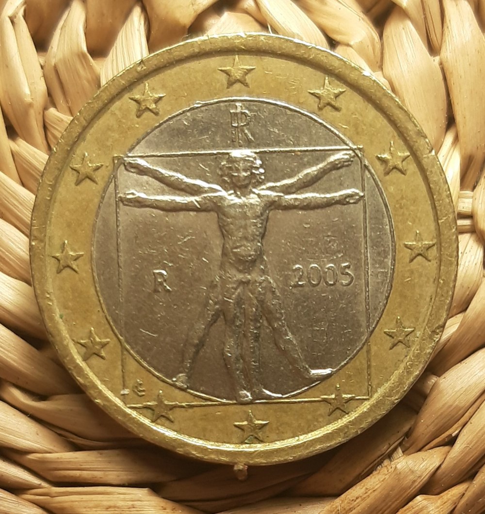 monnaies euros italie 1 euro 2005