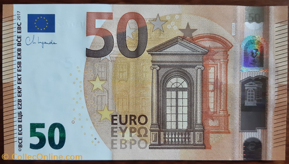50€ - U033A1 - palindrome 555555 billets euros france 50 u033a1 palindrome 555555