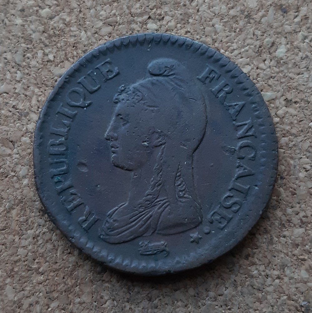 (1796-97) - 1 Décime L'AN 5 A monnaies monde france 1796 97 1 decime an 5 a