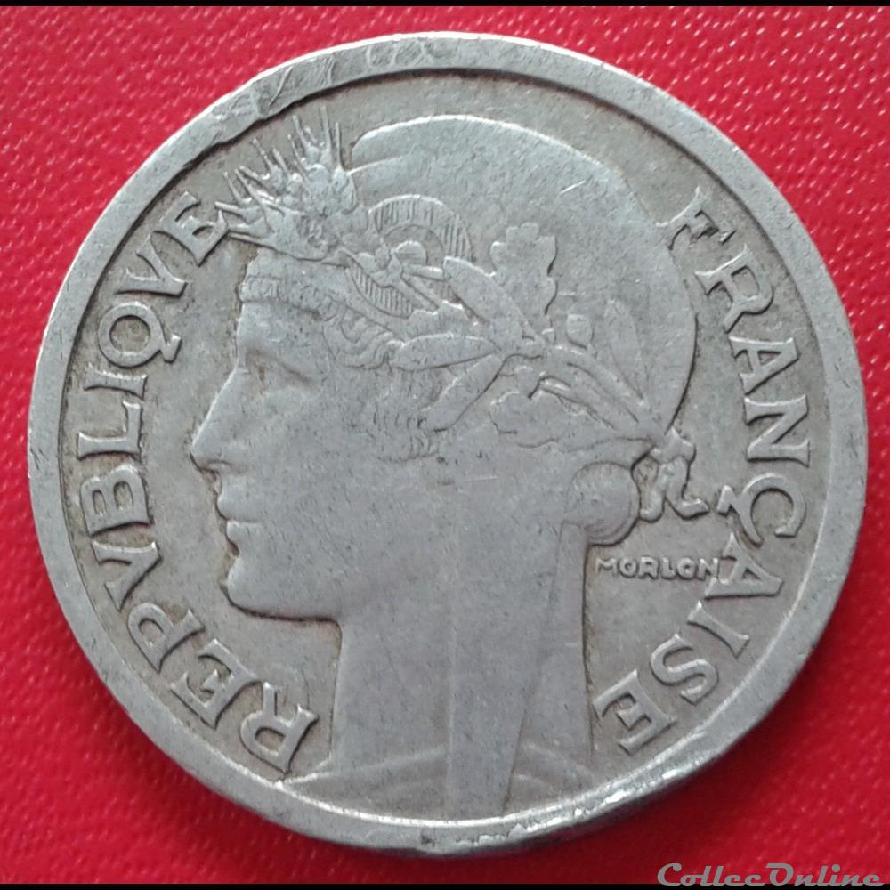 1945 - 2 francs monnaies monde france 1945 2 francs