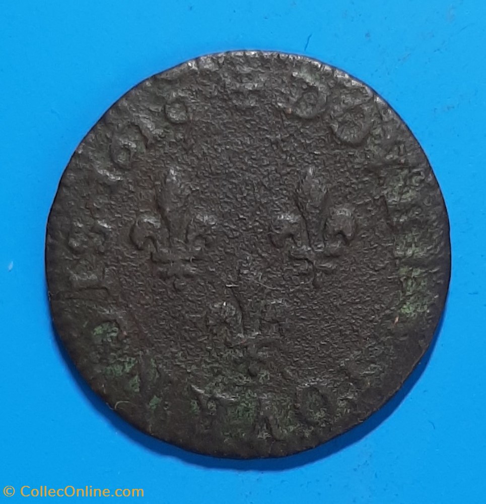 1610 A - Double tournois monnaie 1610 a double tournois
