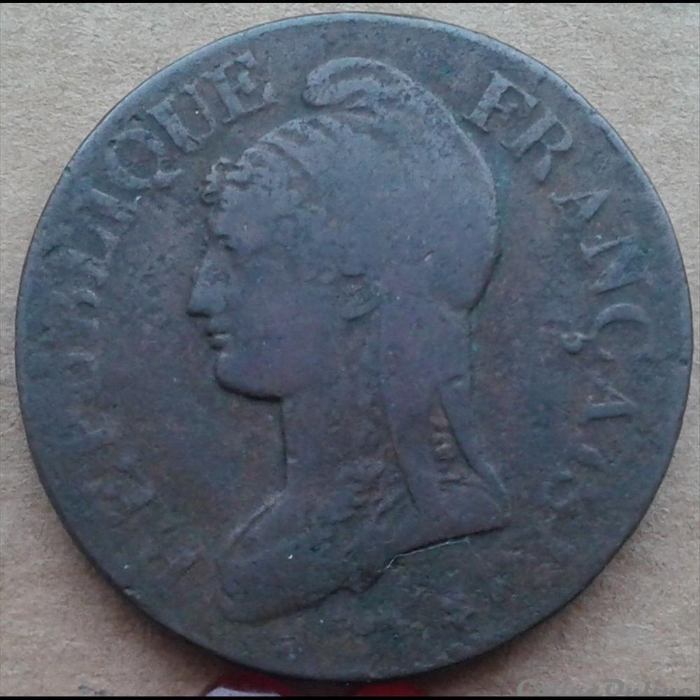 (1799-1800) - L'AN 8 A - 5 centimes monnaies monde france 1799 1800 an 8 a 5 centimes