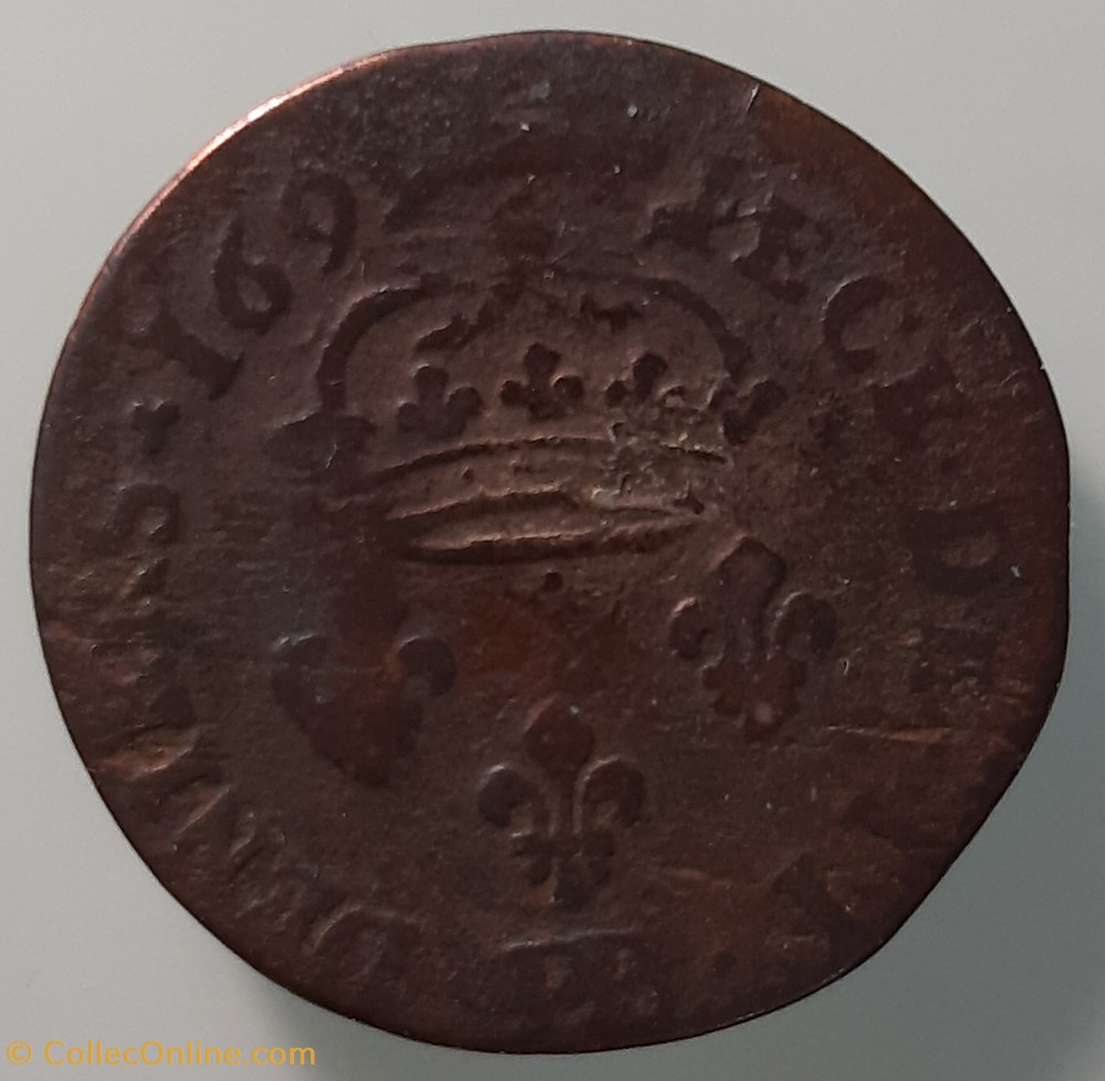 monnaies europe medievale a france royales 1699 bb deux deniers