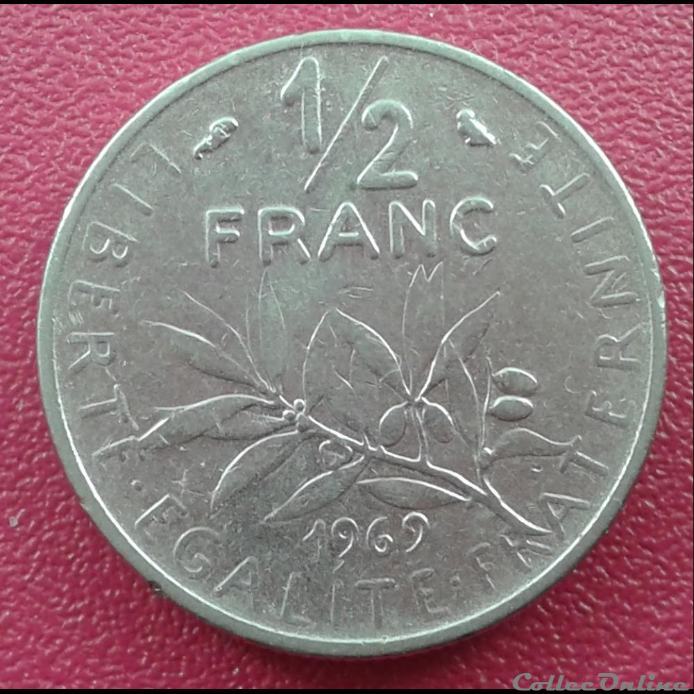 1969 - 50 centimes monnaies monde france 1969 50 centimes