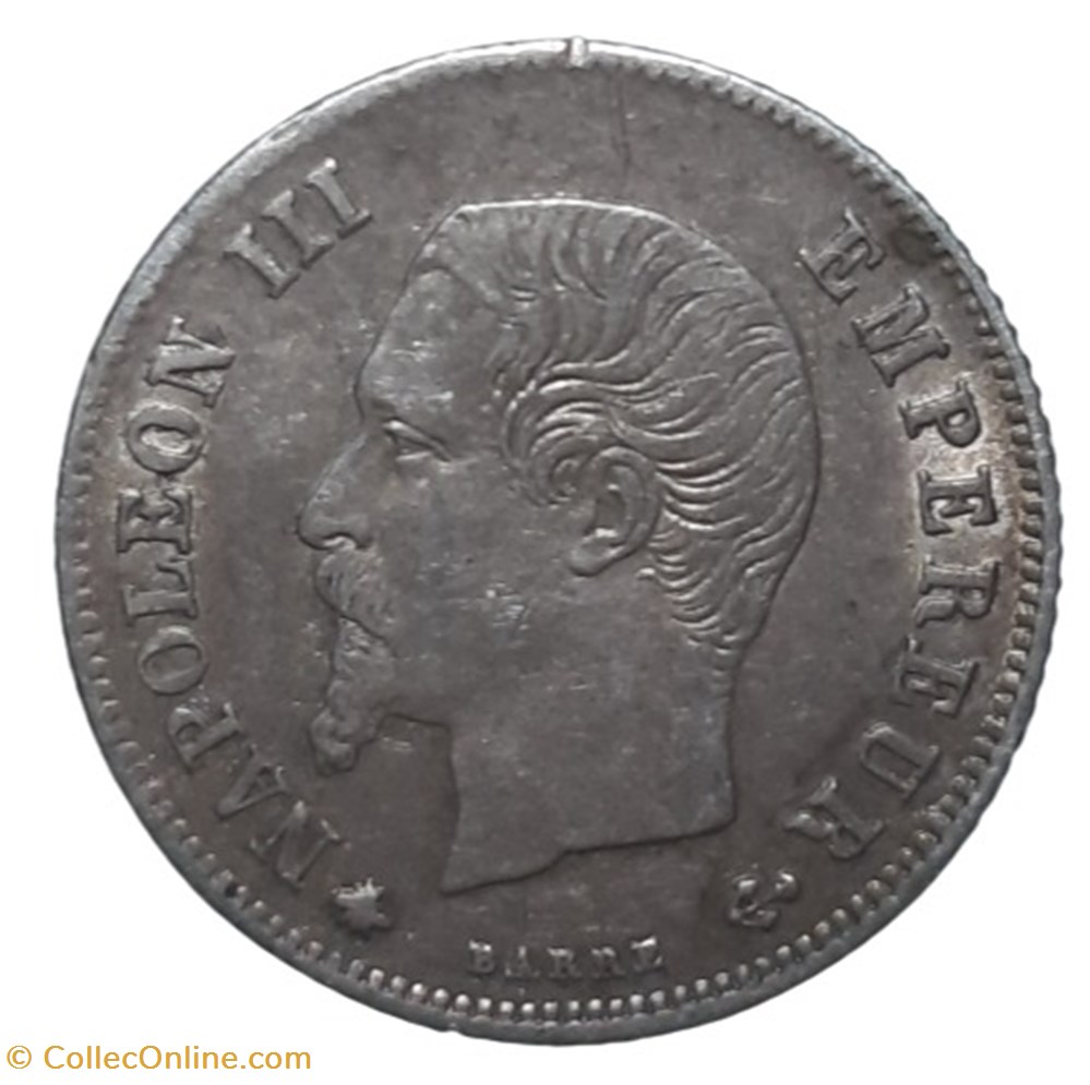1864 A - 20 centimes monnaies monde france 1864 a 20 centimes