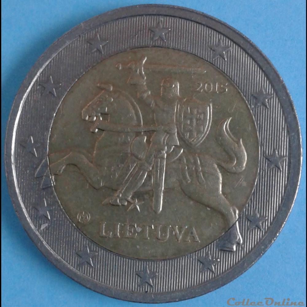monnaie lituanie 2015 2 euros