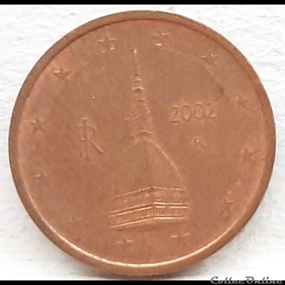 monnaie euro italie 2002 2 cents