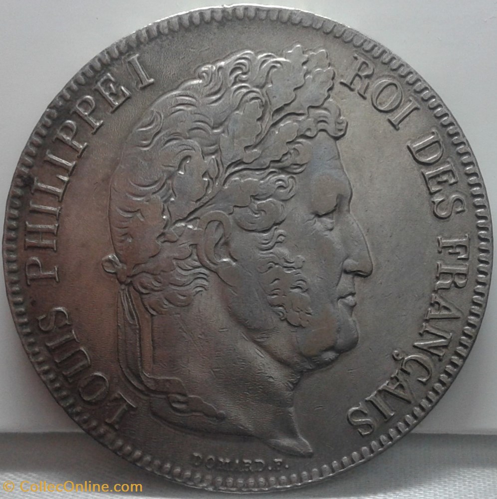 monnaies monde france 1842 5 francs