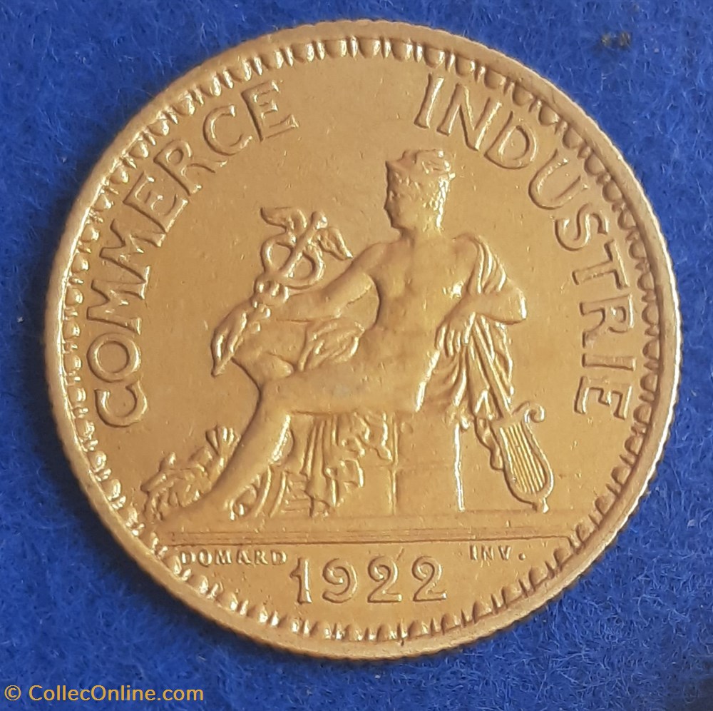 1922 - 1 franc monnaies monde france 1922 1 franc