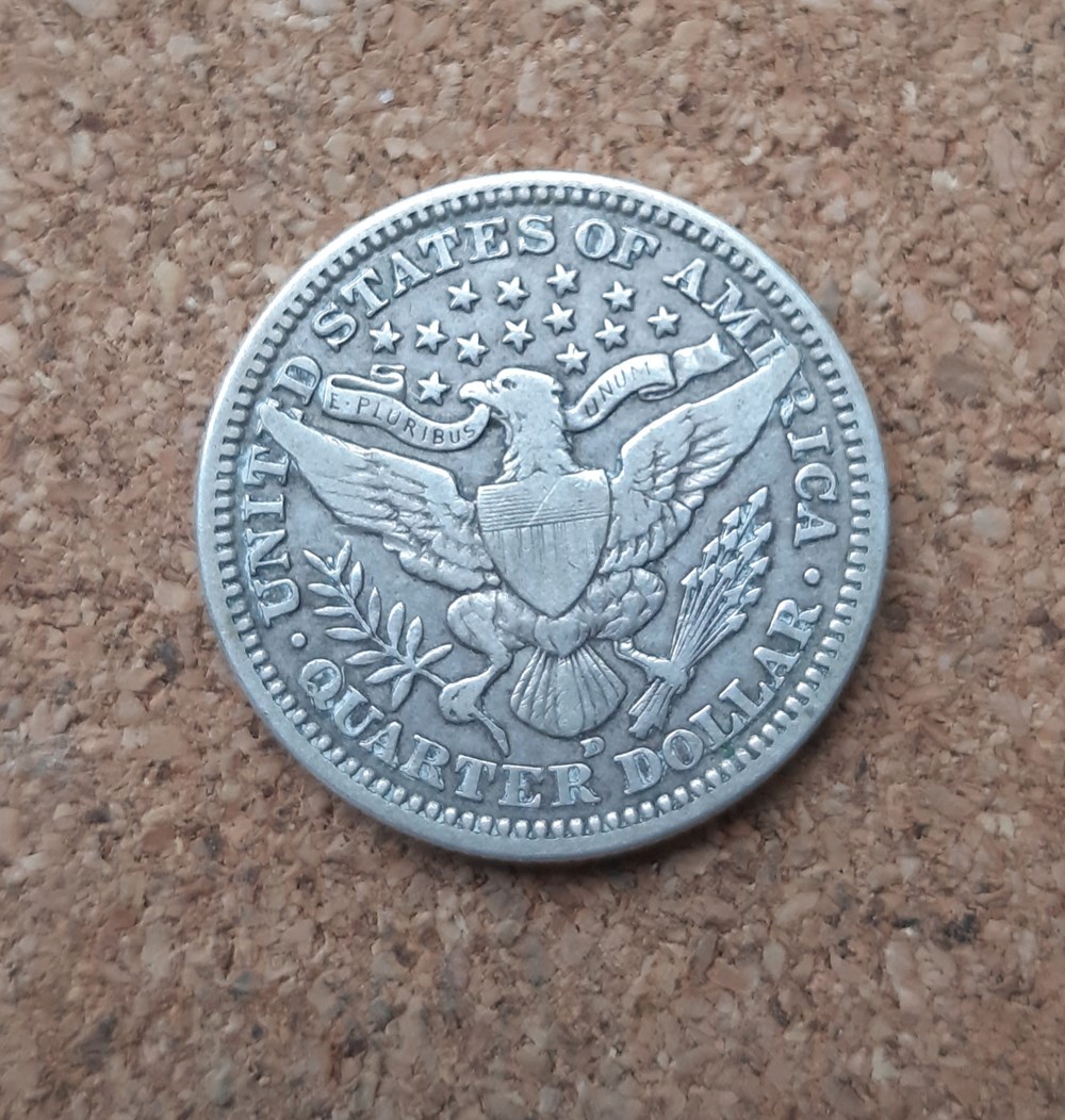 monnaies monde etats unis usa 1 4 dollar 1915 d
