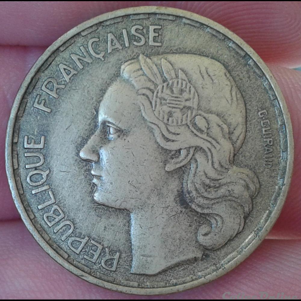 1954 - 50 francs monnaies france modernes 1954 50 francs