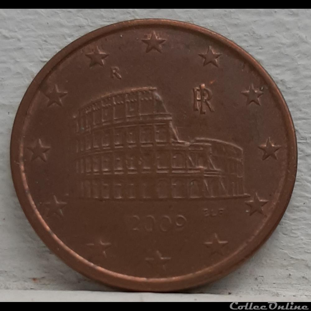 Italie - 2009 - 5 cents monnaie euro italie 2009 5 cents