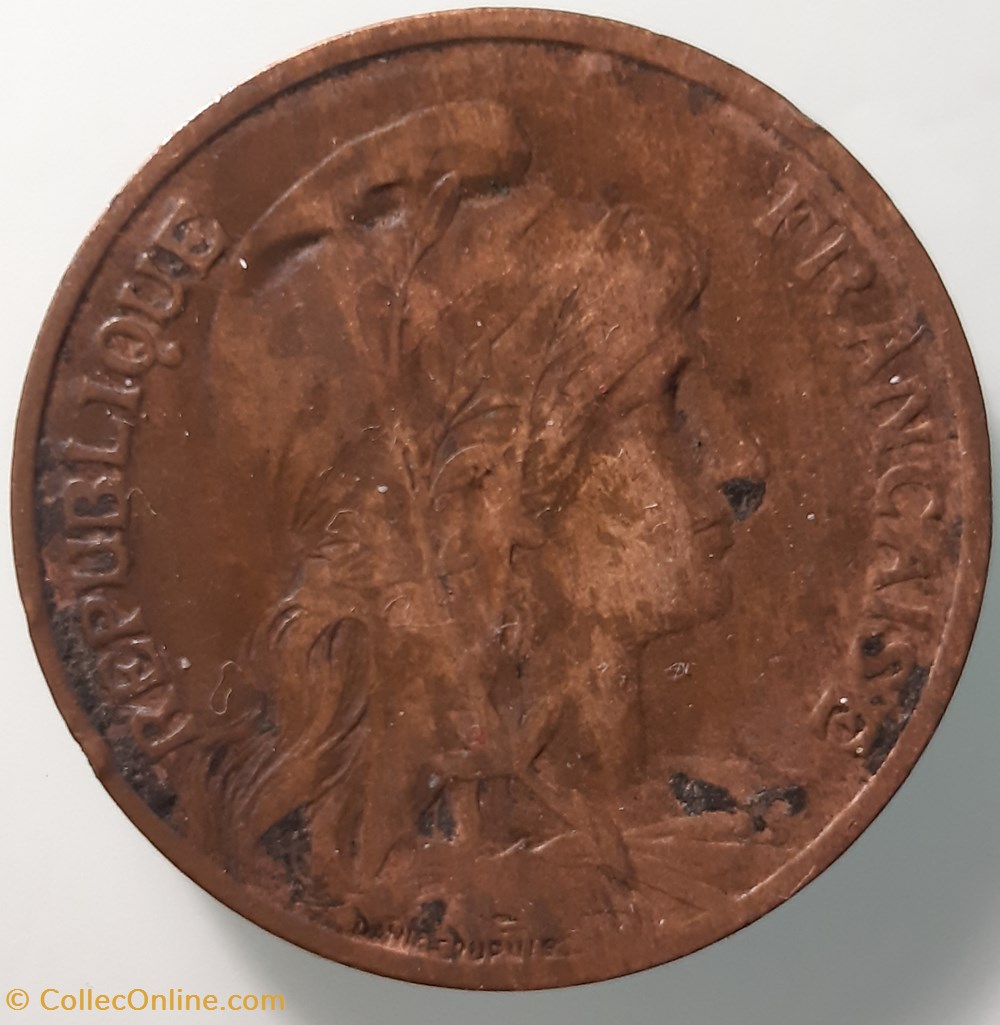 1911 - 10 centimes monnaies monde france 1911 10 centimes