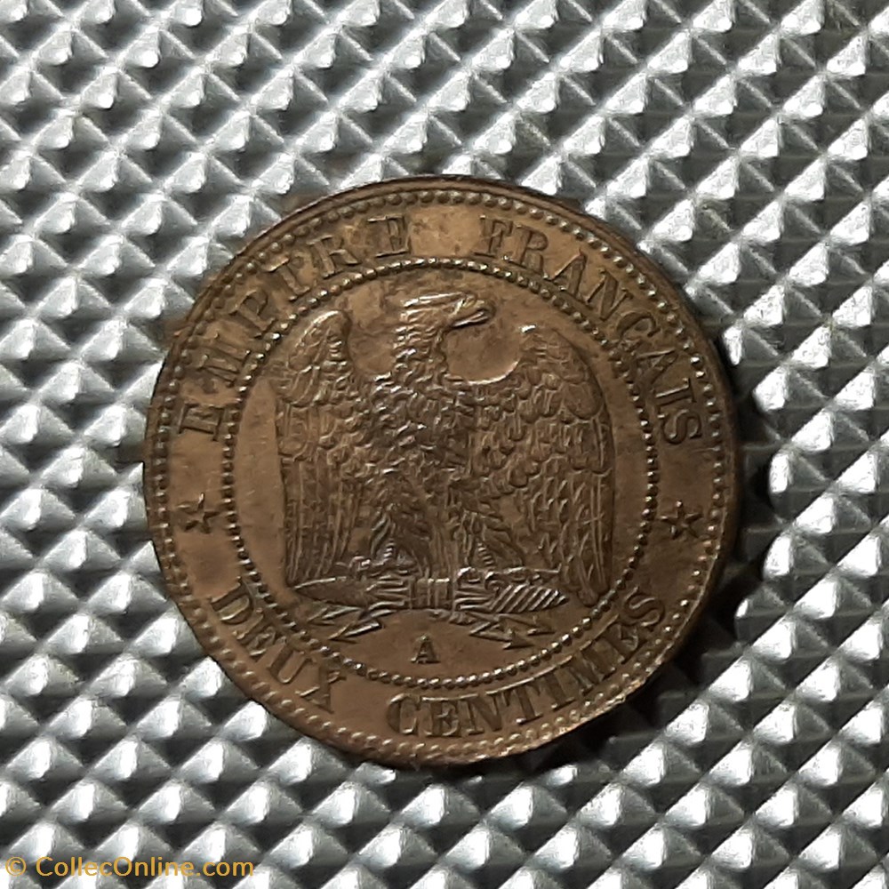 1862 A - 2 centimes monnaie france moderne 1862 a 2 centimes