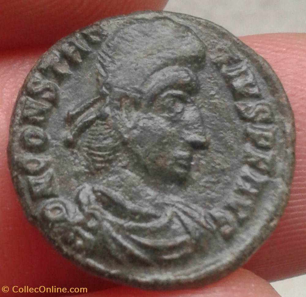 monnaies antiques av jc ap romaines republicaines imperiales 306 364 les constantiniens constance ii maiorina reduite
