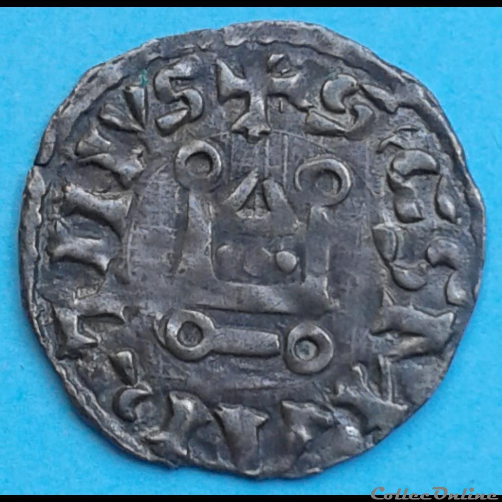 monnaie france feodale denier abbaye saint martin de tours