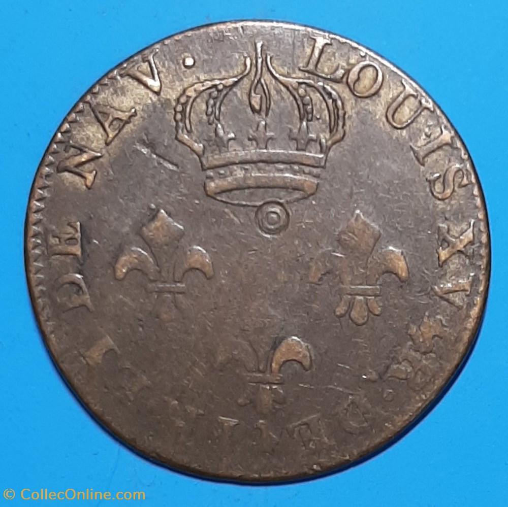 1789 A (3) - 2 sous de Cayenne monnaie 1789 a 3 2 sous de cayenne