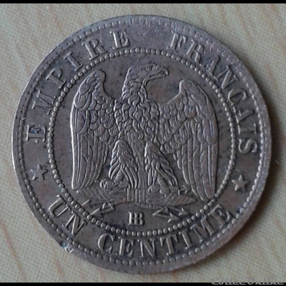 1861 BB - 1 centime monnaies france a modernes 1861 bb 1 centime