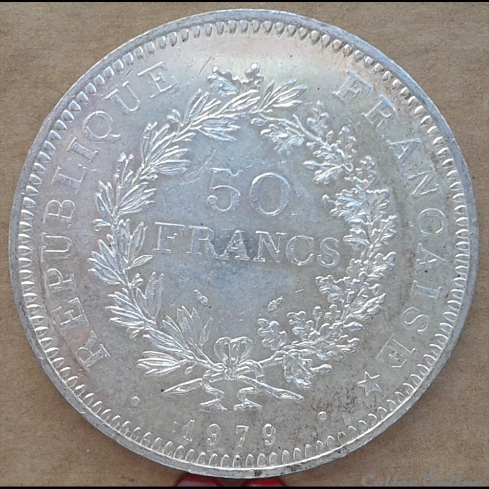 1979 - 50 francs monnaies france 1979 50 francs
