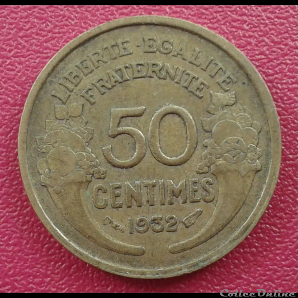 1932 - 50 centimes monnaies monde france 1932 50 centimes