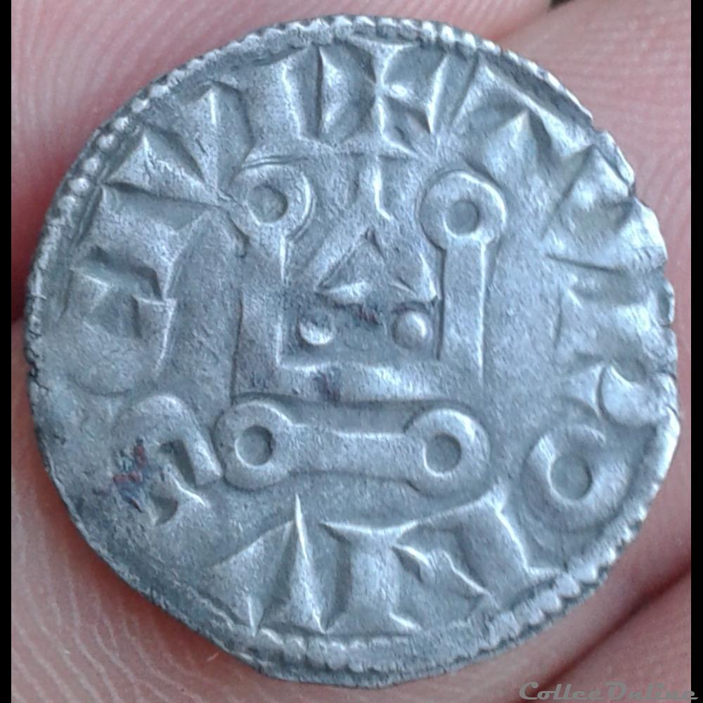 Louis VIII - denier tournois monnaie france royale louis viii denier tournois