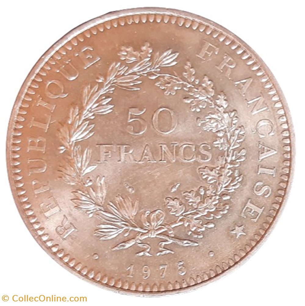 monnaies monde france 1975 50 francs