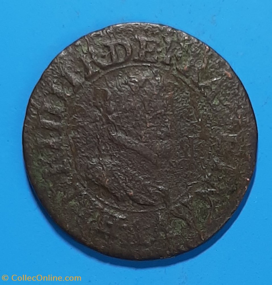 1610 A - Double tournois monnaie 1610 a double tournois