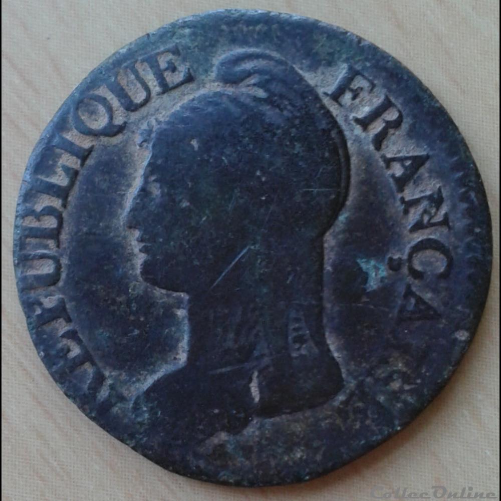 monnaies monde france 1796 97 directoire 5 centimes an 5 b