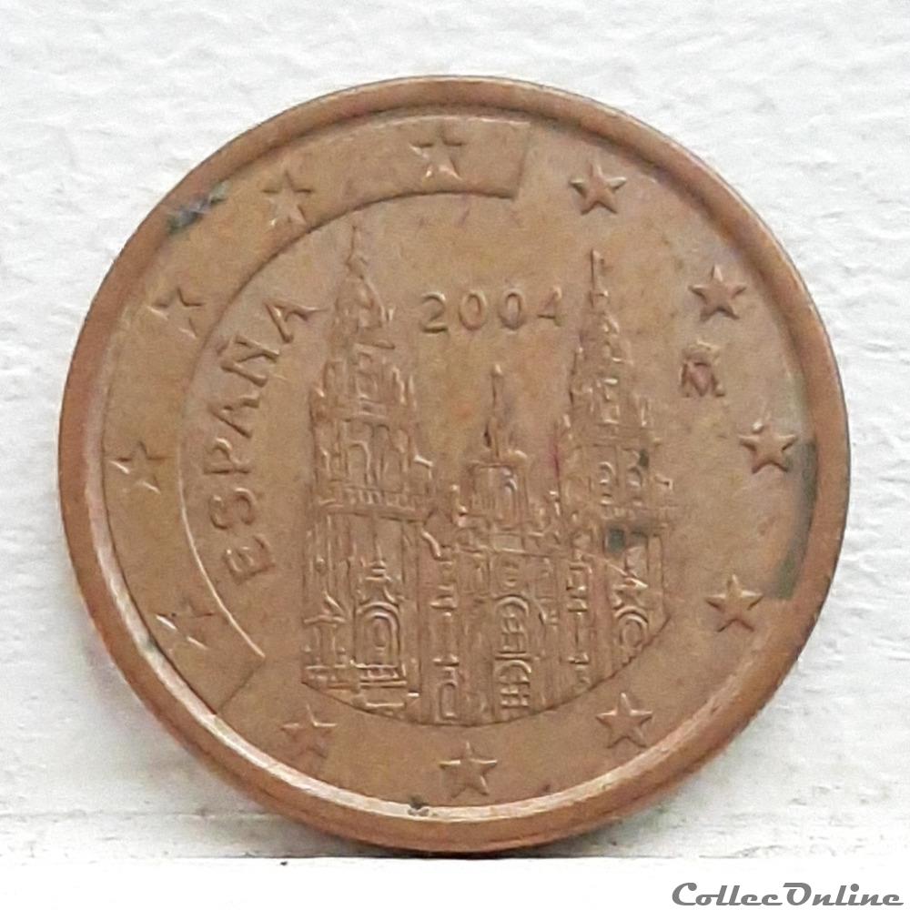 Espagne - 2004 - 5 cents monnaie euro espagne 2004 5 cents