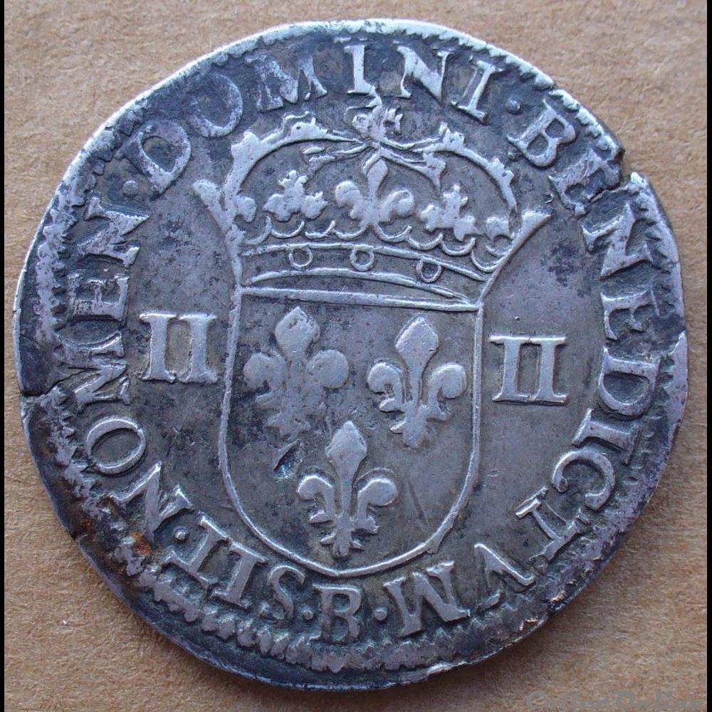 monnaies europe medievale france royales 1605 henri iv quart ecu