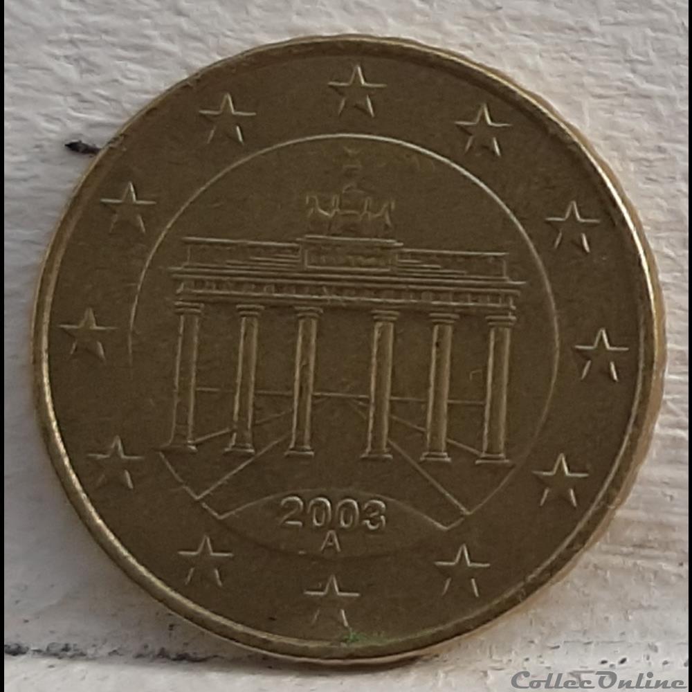 monnaie euro allemagne 2003 a 10 cents