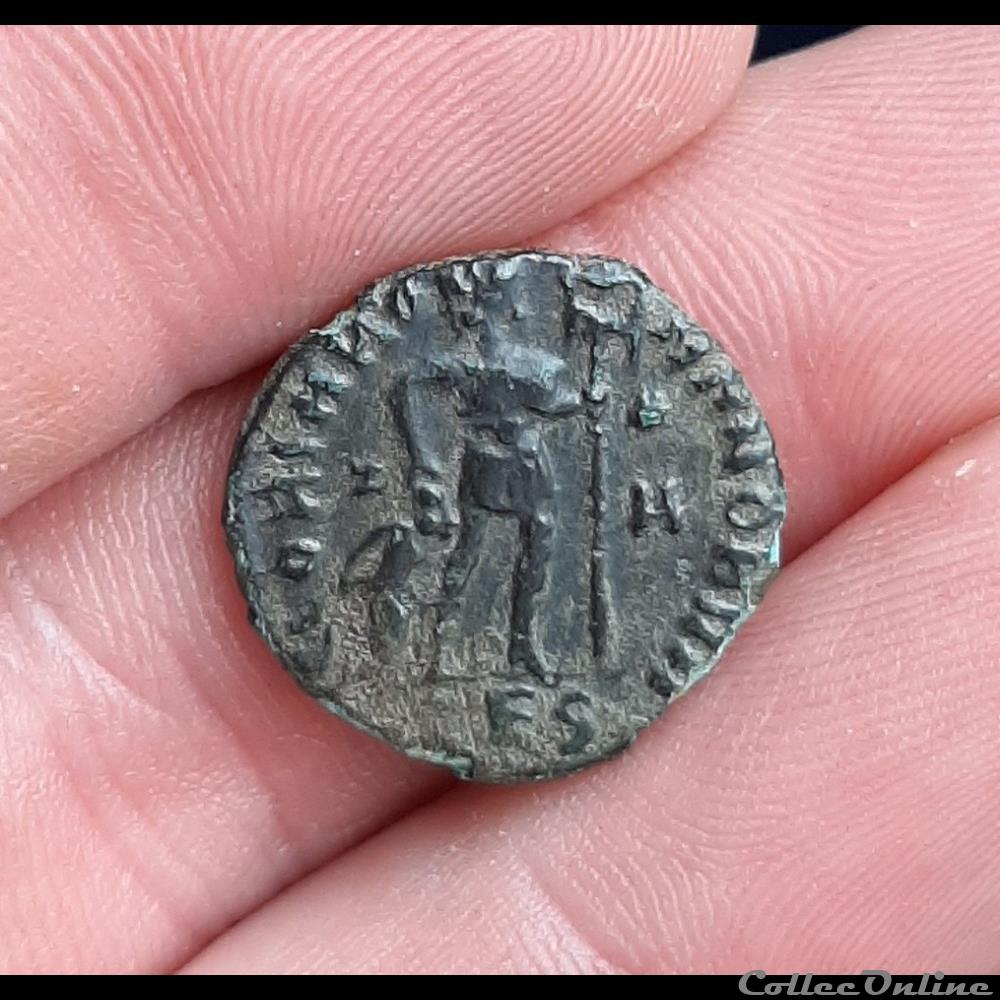 364/455 - VALENTINIENS ET THEODOSIENS - VALENTINIEN Ier - Nummus 3 monnaies antiques av jc ap romaines republicaines imperiales 364 455 valentiniens et theodosiens valentinien ier nummus