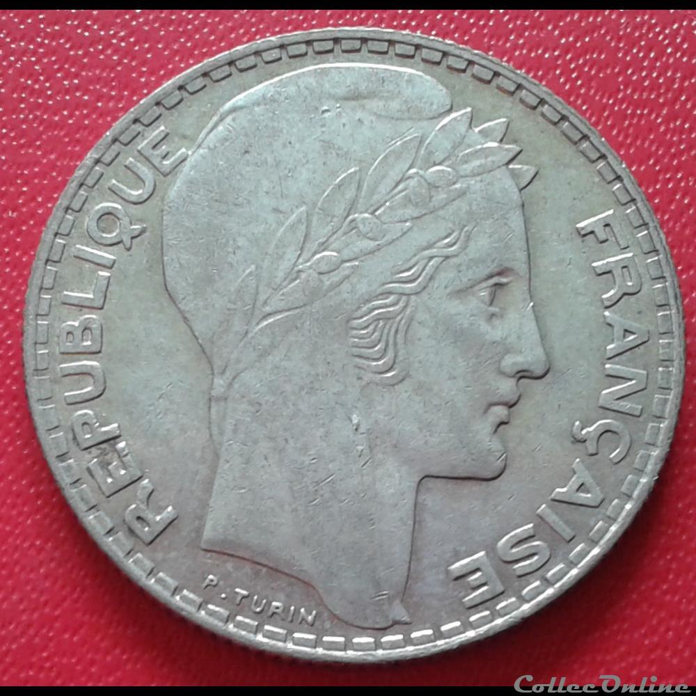 1938 - 10 francs monnaies monde france 1938 10 francs