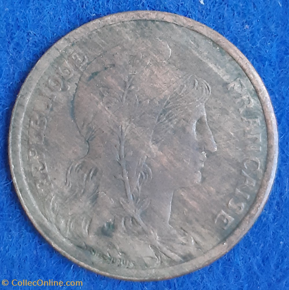1912 - 2 centimes monnaies monde france 1912 2 centimes