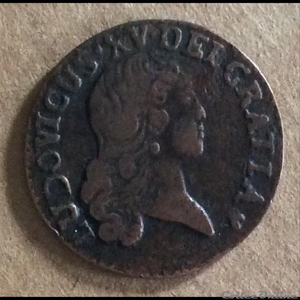 monnaies france royales 1720 bb liard au buste enfantin louis xv