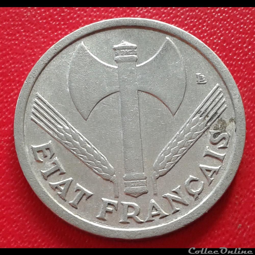 monnaies france modernes 1944 1 franc