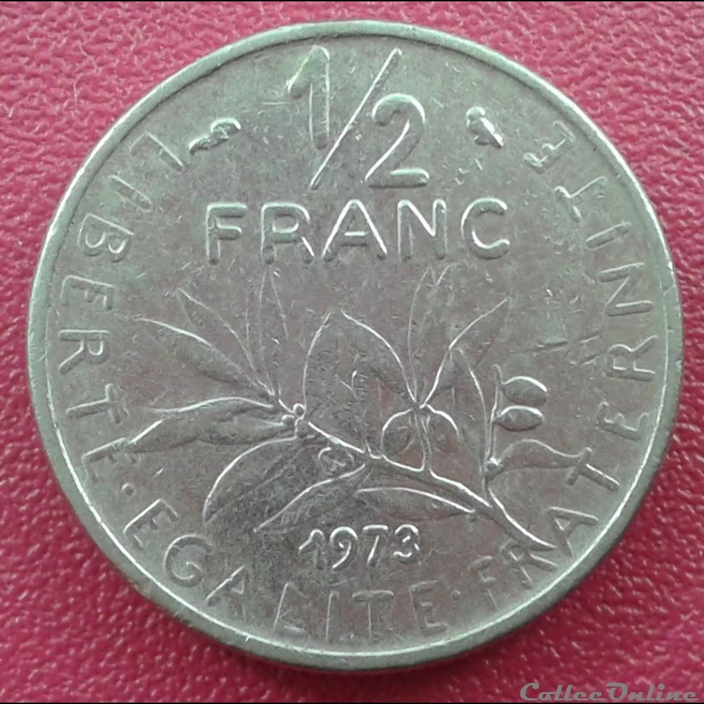 1973 - 50 centimes monnaies monde france 1973 50 centimes