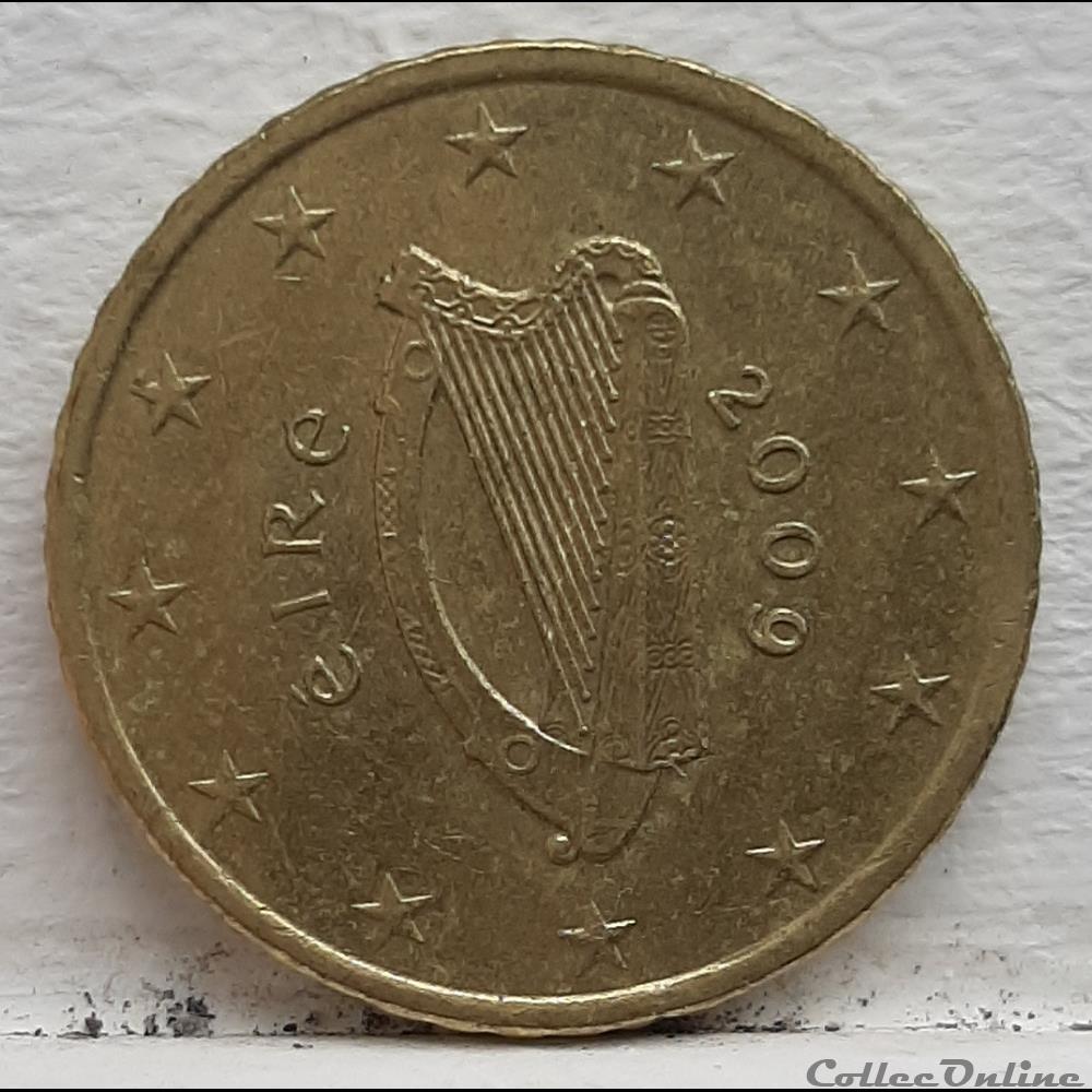 Irlande - 2009 - 50 cents monnaie euro irlande 2009 50 cents