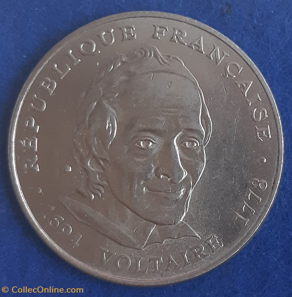 1994 - 5 francs commémorative monnaies monde france 1994 5 francs commemorative