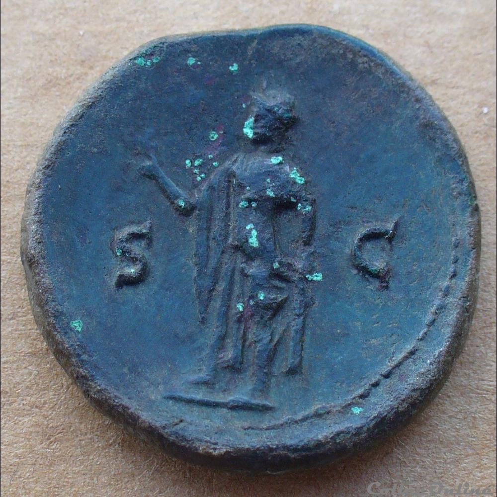 Vespasien - As monnaie antique romaine vespasien as