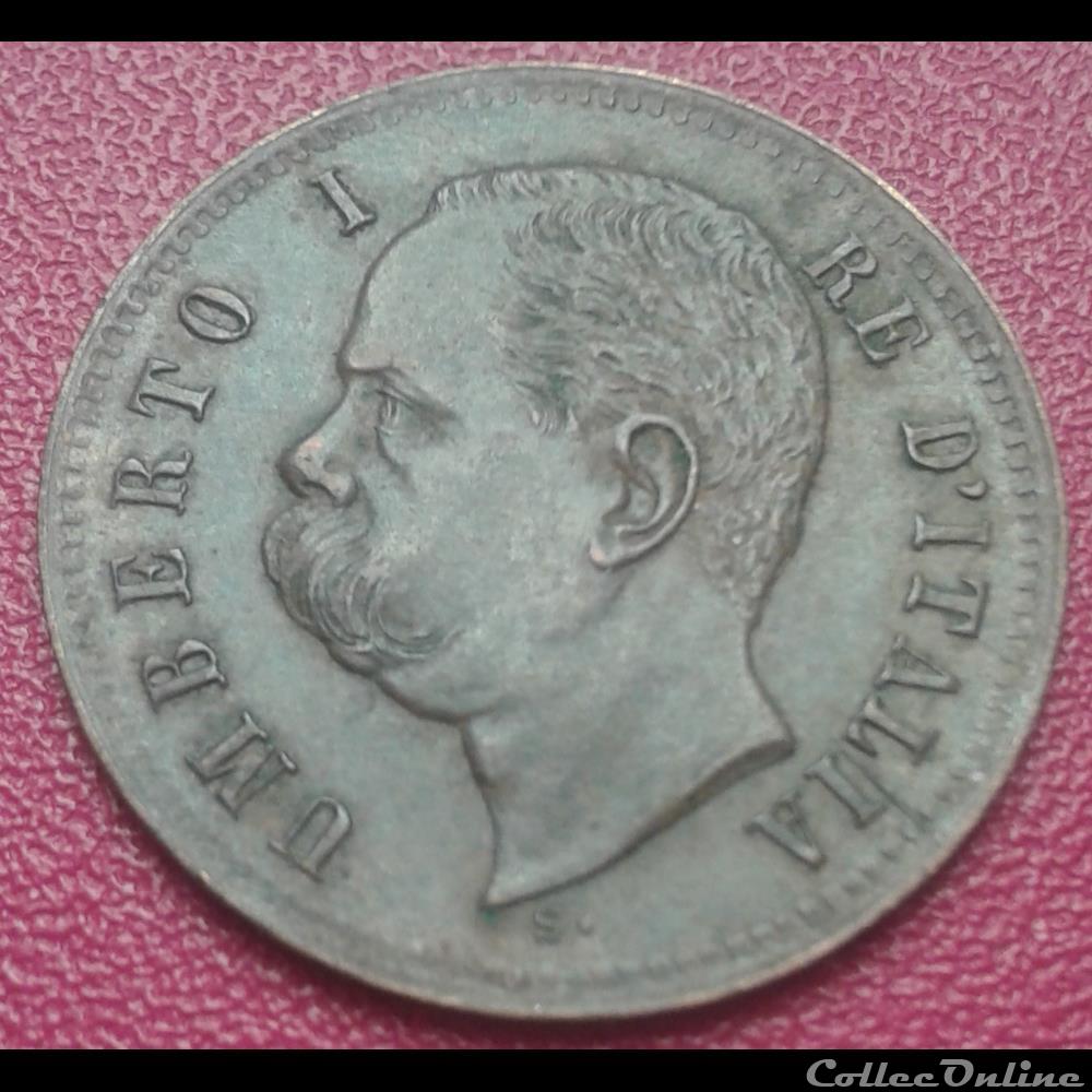 Italie - 2 centesimi 1898 R monnaie monde italie 2 centesimi 1898 r