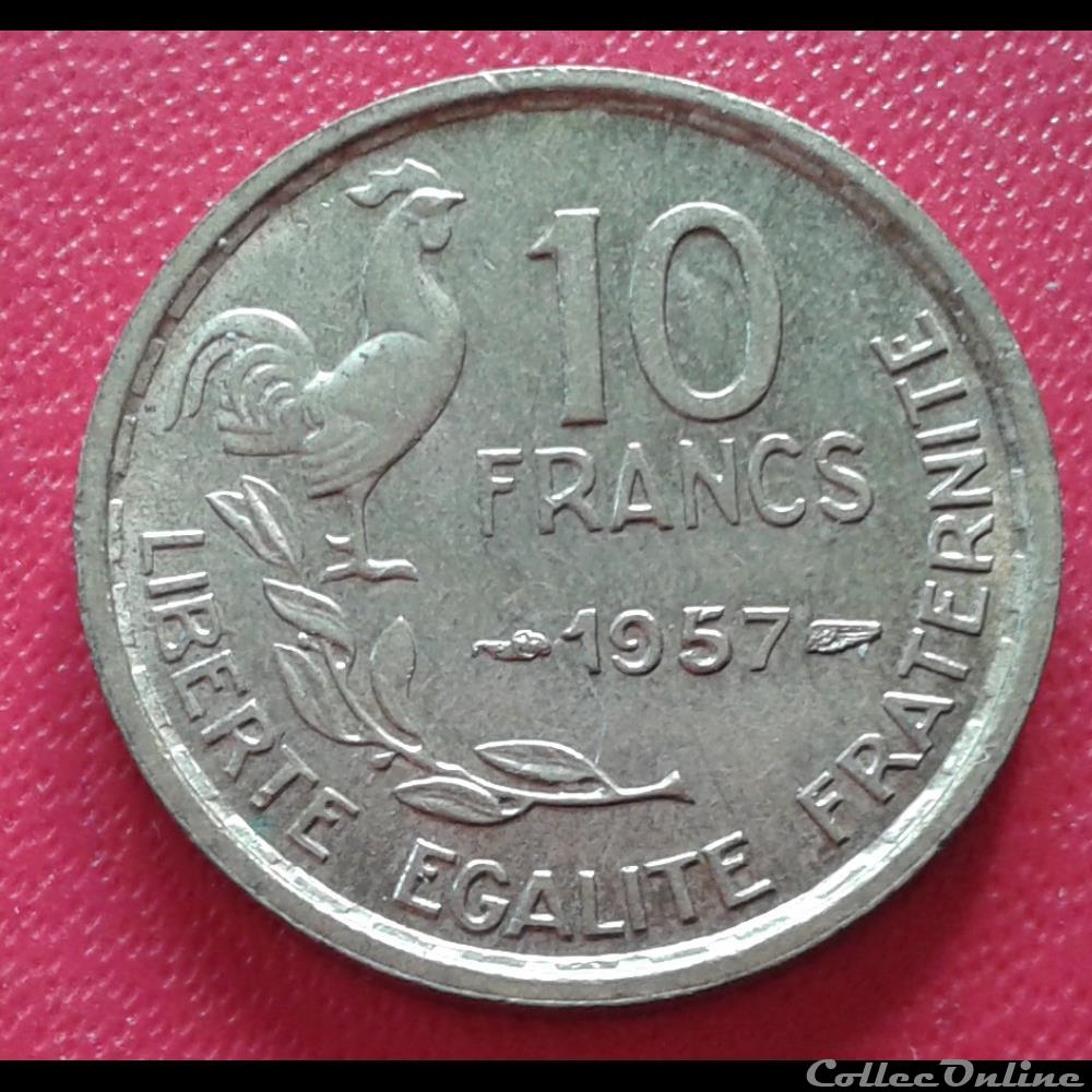 10 francs 1957 monnaie france moderne 10 francs 1957