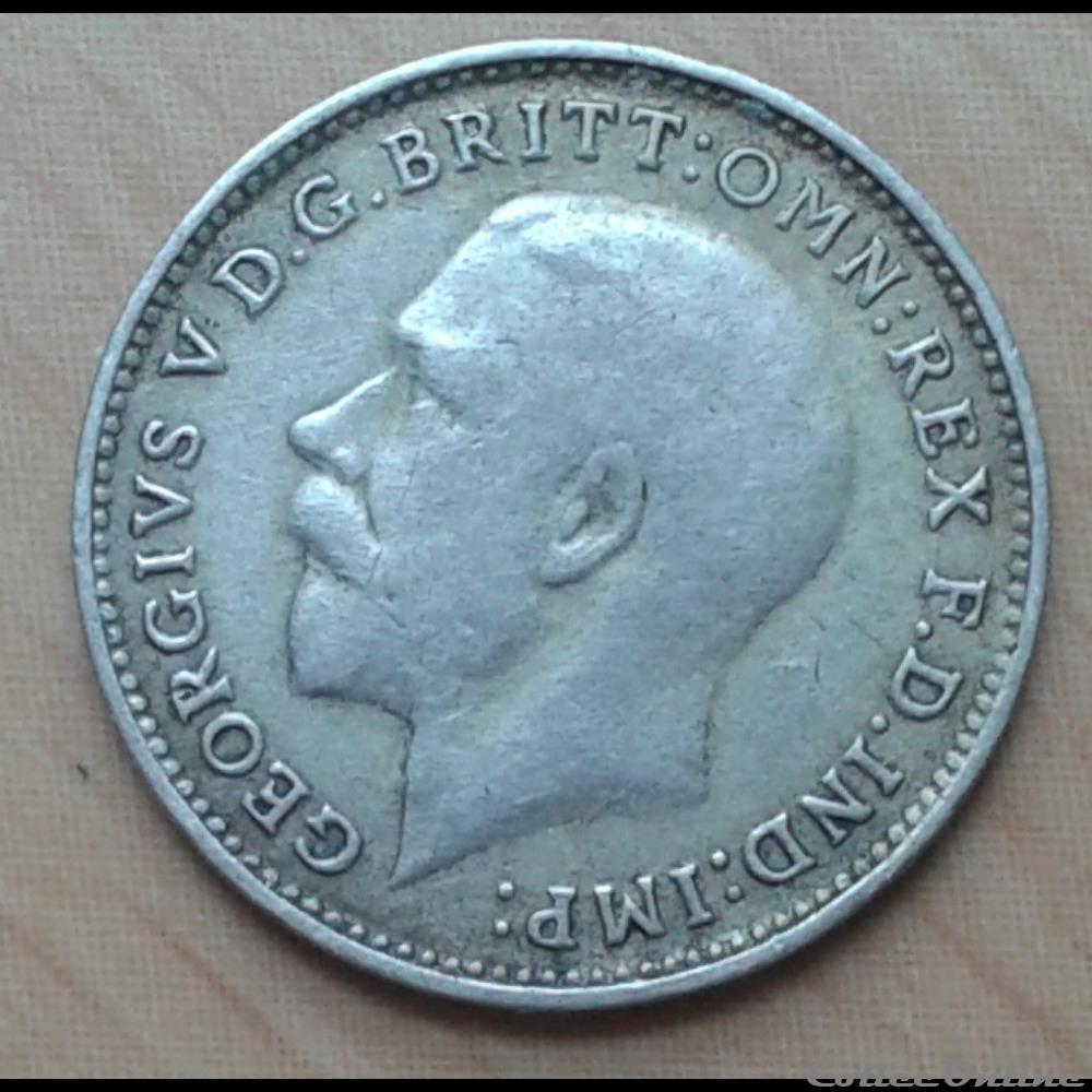 Royaume Uni - 3 pence 1920 - Coins - World - United Kingdom