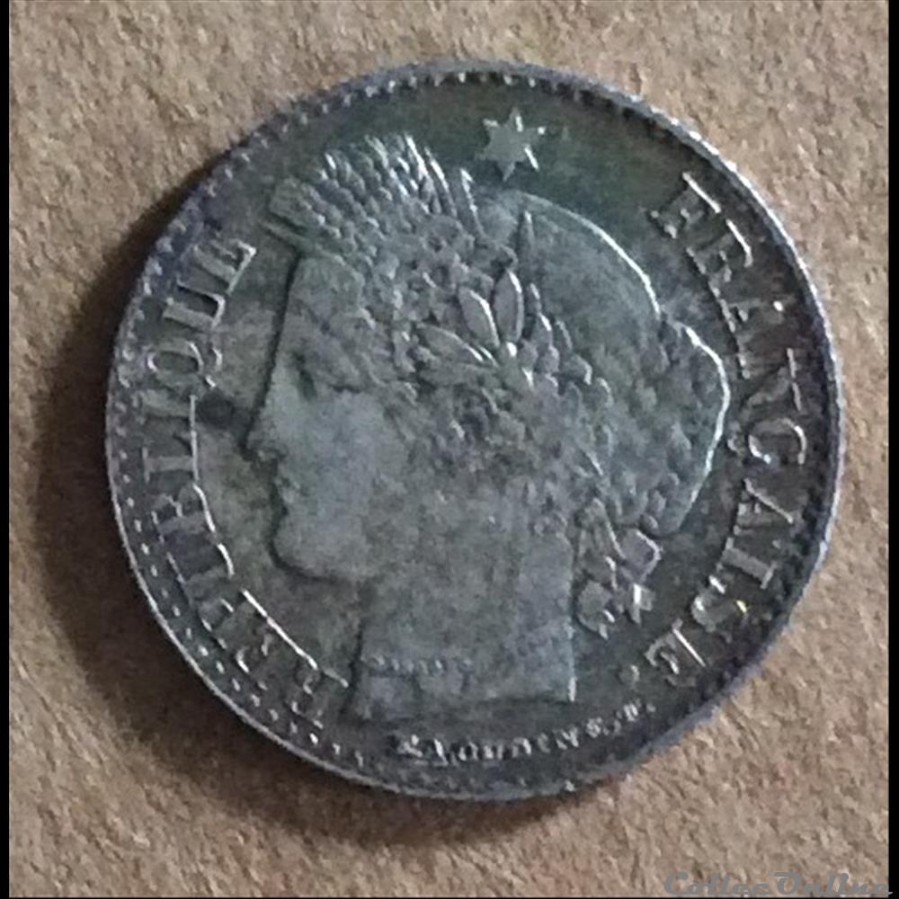 1850 A - 20 centimes monnaies monde france 1850 a 20 centimes