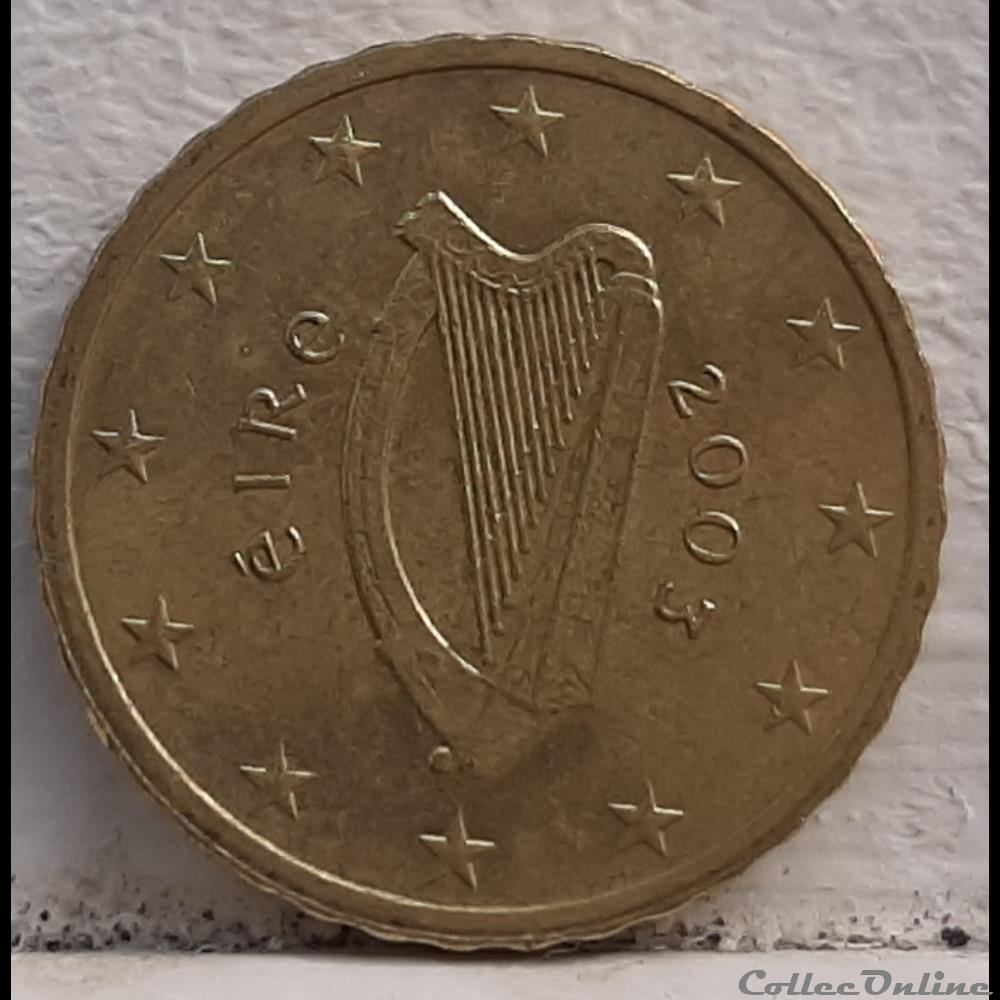 Irlande - 2003 - 10 cents monnaie euro irlande 2003 10 cents