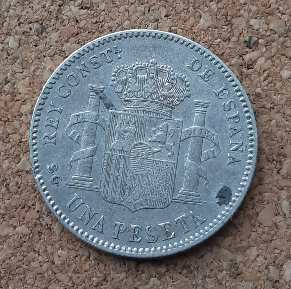 Espagne - 1 peseta 1899 monnaies monde espagne 1 peseta 1899
