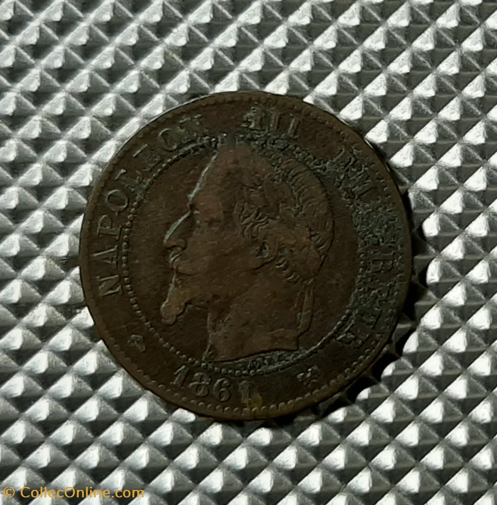 1861 K - 2 centimes - Buste définitif monnaie france a moderne 1861 k 2 centimes buste definitif