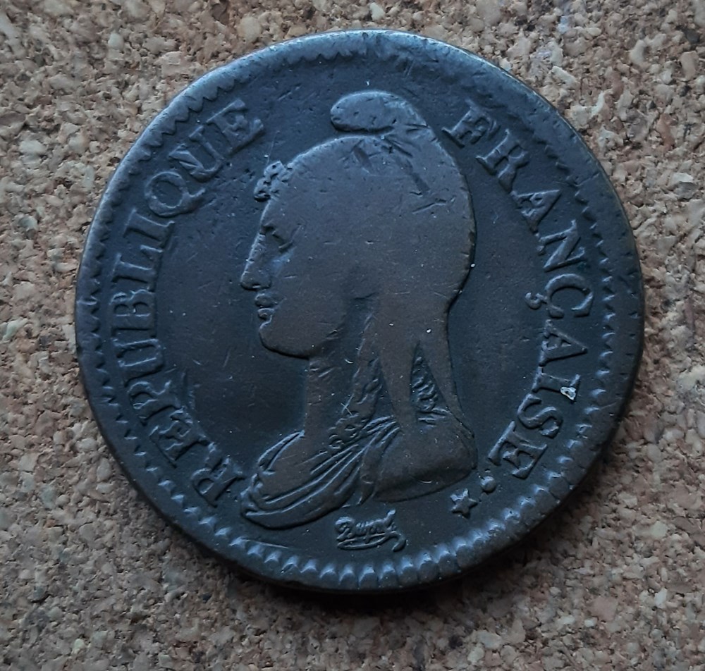 (1796-97) - 2 Décimes L'AN 5 A monnaies monde france 1796 97 2 decimes an 5 a