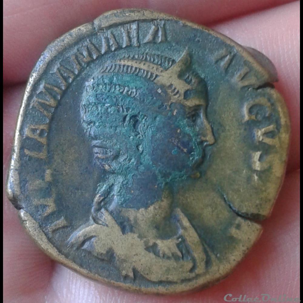 193/235 - LES SEVERES - JULIA MAMEE - Sesterce monnaies antiques av jc ap romaines republicaines imperiales 193 235 les severes julia mamee sesterce