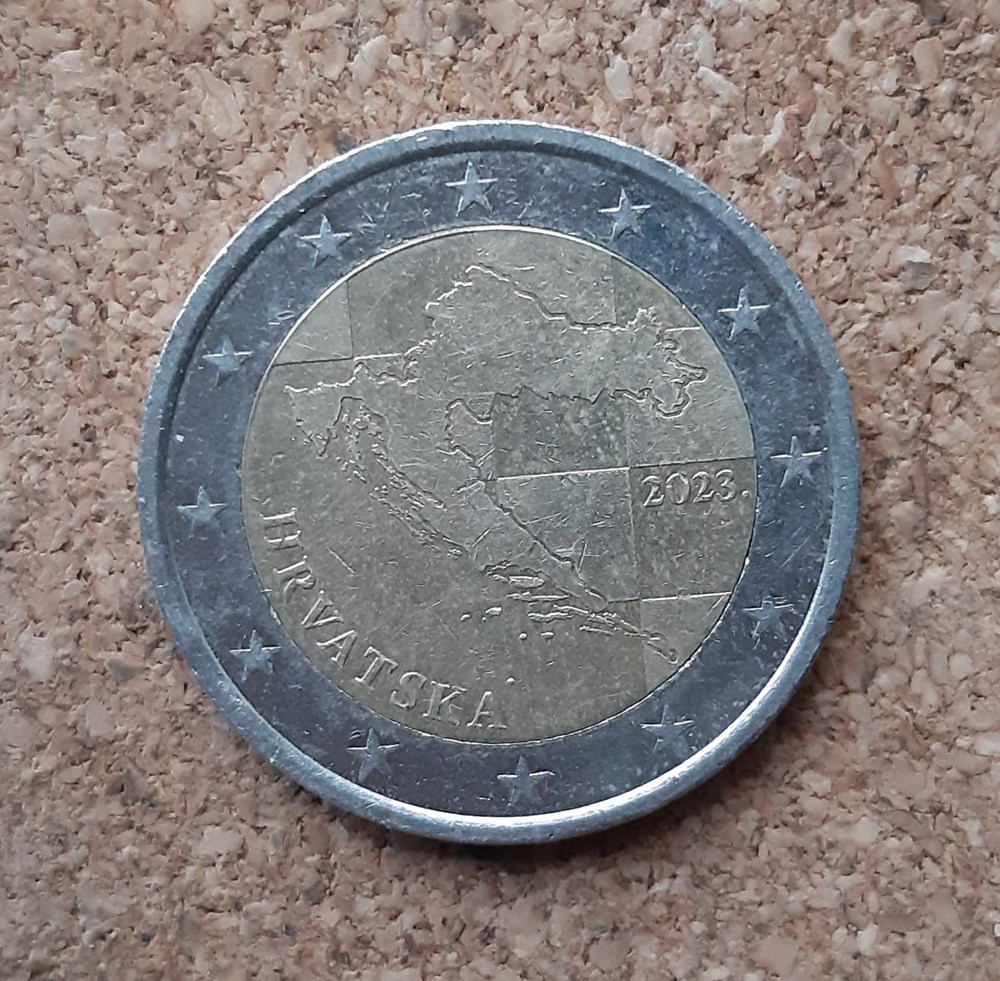 Croatie - 2 euros 2023 monnaies croatie 2 euros 2023